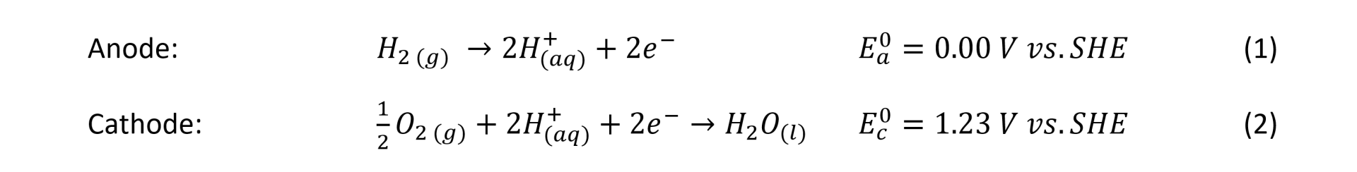 Anode and Cathode